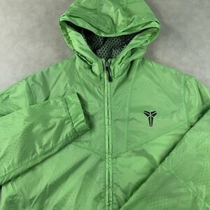 Nike Kobe Bryant Year of the Black Mamba Green Windbreaker Jacket Mens Small Y2K